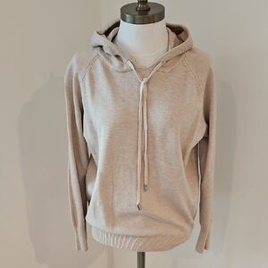 Women's Beige Hoodie Sweater